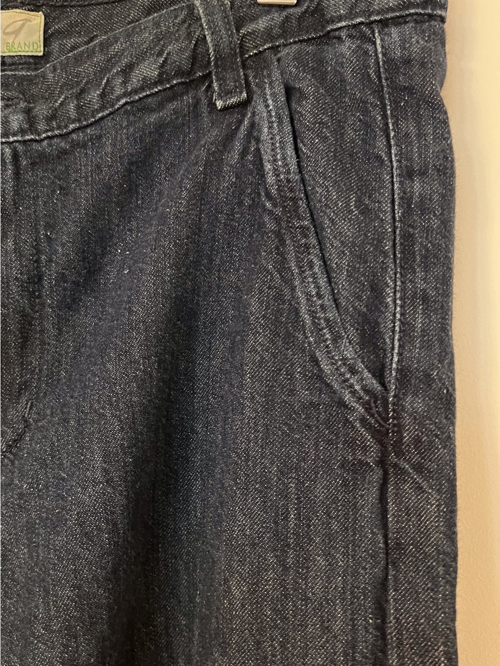 J Brand Dark Indigo Wide Leg Trouser style Jeans - Picture 2 of 9